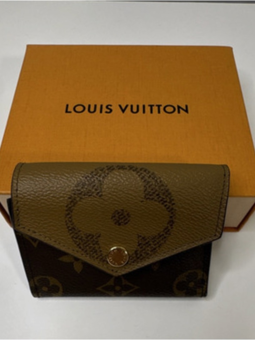 Louis Vuitton Brown Monogram Flap Wallet